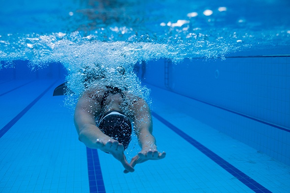 Nages avec palimes Aquagym Club92Cmcas Aquagazel