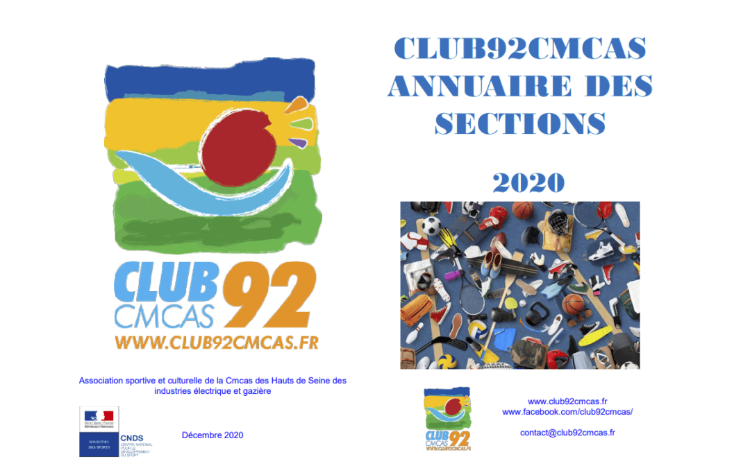 Annuaire Club92Cmcas Décembre 2020