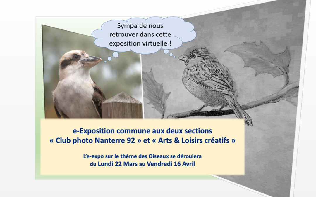 Oiseaux Expo Nanterre Mars 2021