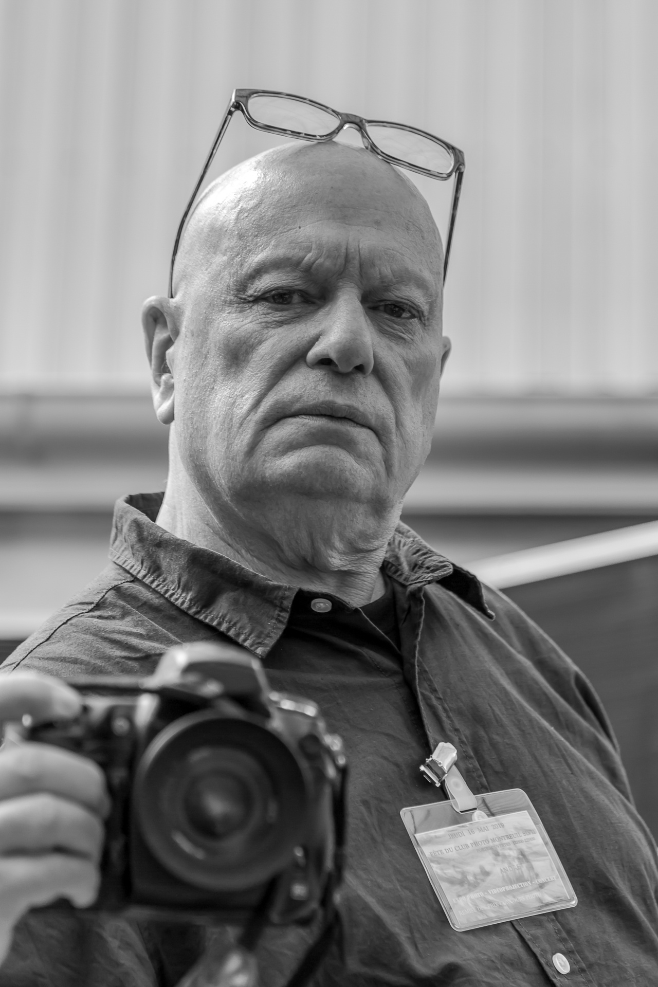 André Jouanjan, responsable de la section Club Photo Montreuil